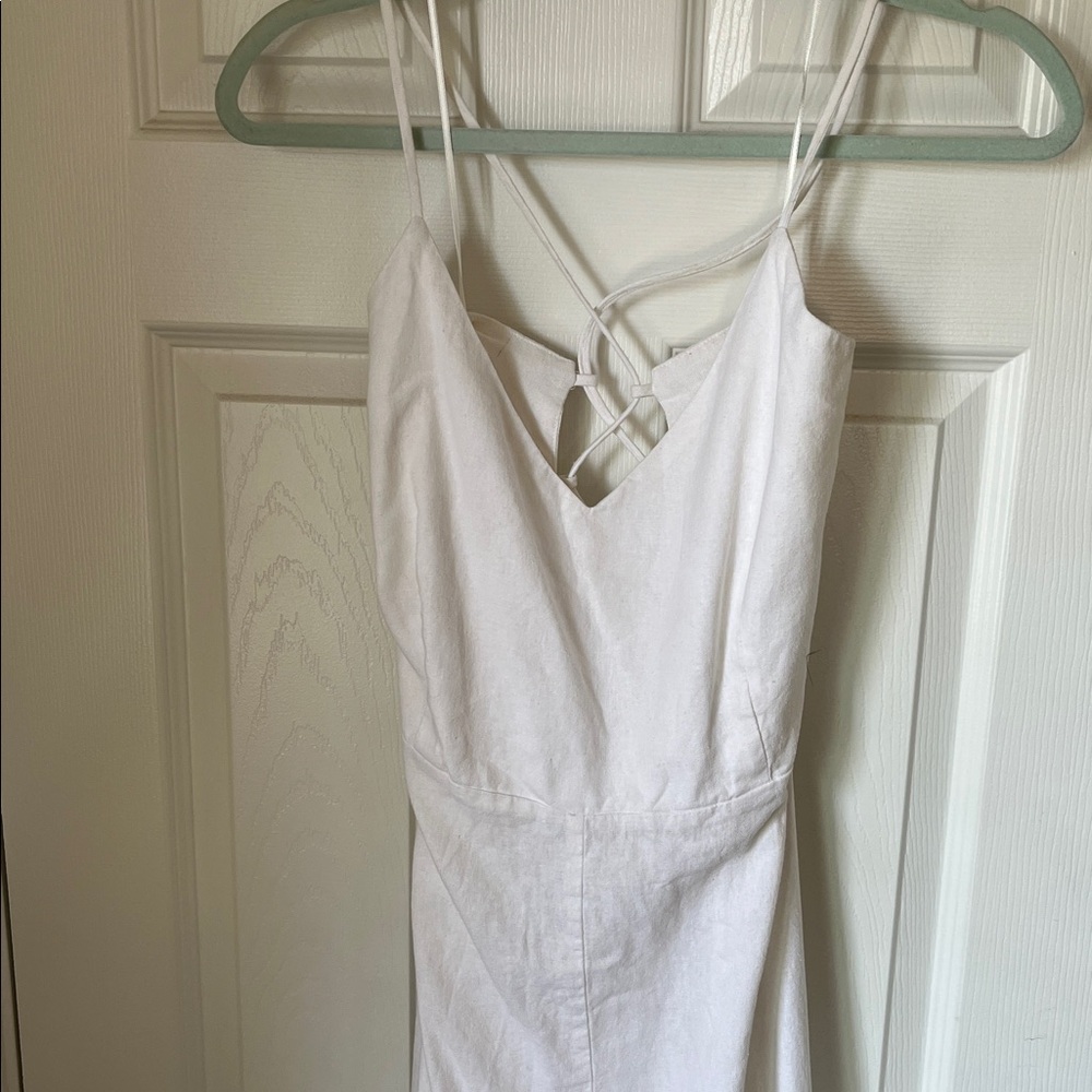 White Strappy Dress